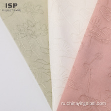 Rayon Custom Twhite Jacquard Plord Fabric
